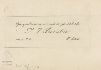 Natpis J. Šandor