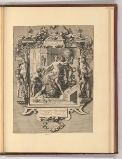 Naturæ sequitur semina quisque suæ (Allegorie)