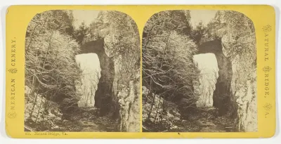 Natural Bridge, VA, No. 655 from the series "American Scenery"