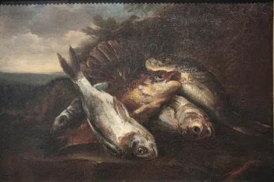 Nature morte aux carpes