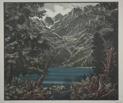Near Lake Poprad in the Tatra Mountains