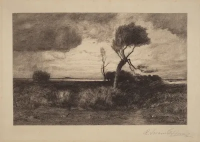 Near the Coast [large plate]