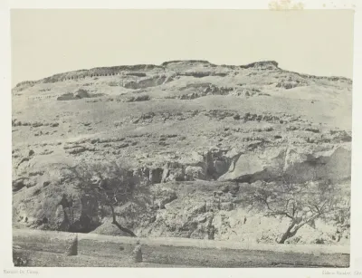 Nécropole de l'Ancienne Lycopolis, Haute-Egypte, plate 12 from the album "Egypte, Nubie, Palestine et Syrie" (1852)