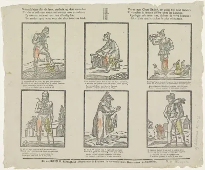 Neemt kinders die dit leest, aandacht op deze menschen / En ziet of zulk een staat u wel zou zyn naar wenschen (...)