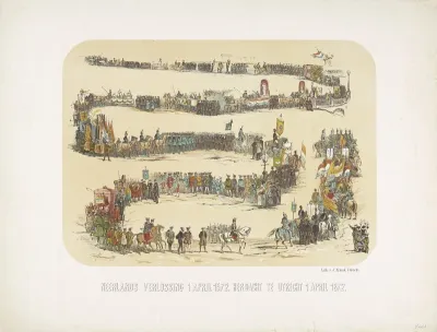 Neerlands Verlossing 1 April 1572. Herdacht te Utrecht 1 April 1872
