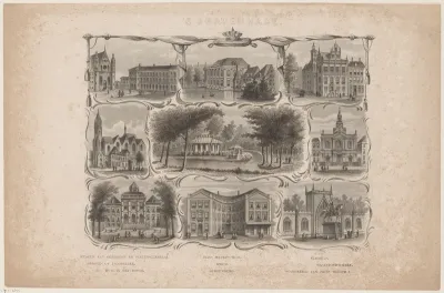 Negen gebouwen in Den Haag