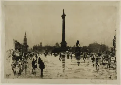 Nelson Monument, Trafalgar Square, London