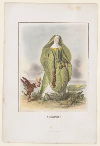 Nenuphar, from "Les Fleurs Animées"