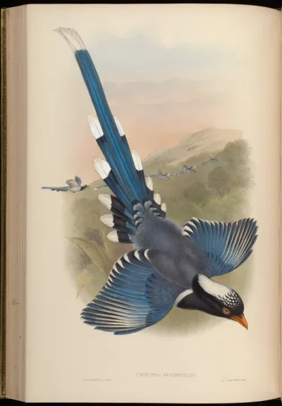 Nepaulese Blue Pie