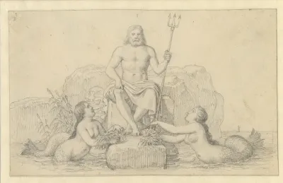 Neptun og to nereider.