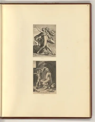 Neptun und Comis; Venus und Amor
