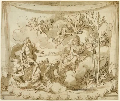 Neptune and Minerva Discussing the Foundation of Athens
