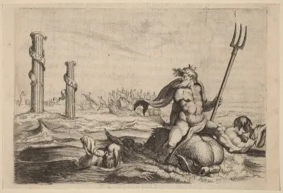 Neptune and the Pillars of Hercules