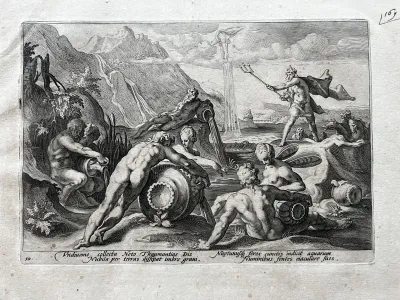 Neptune Plotting the Destruction of Man, from Ovid's Metamorphoses (Book 1)
