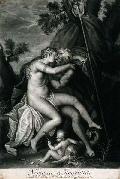 Neptune [Poseidon] and Amphitrite