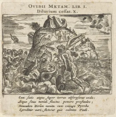 Neptunus bedreigt de aarde met zijn drietand