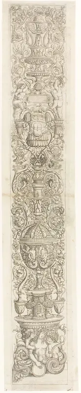 Nereid Ridden by Two Children, plate six of Twelve Ornament Panels