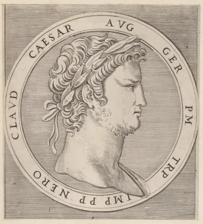 Nero, from The Twelve Caesars, from "Speculum Romanae Magnificentiae"