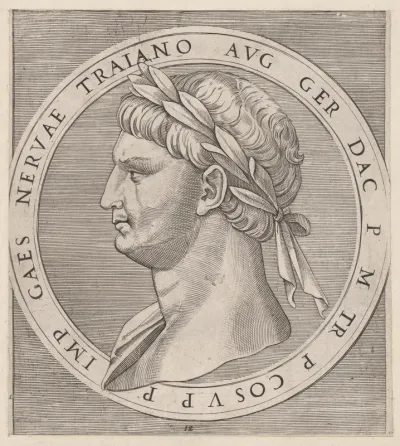 Nerva, from The Twelve Caesars, from "Speculum Romanae Magnificentiae"