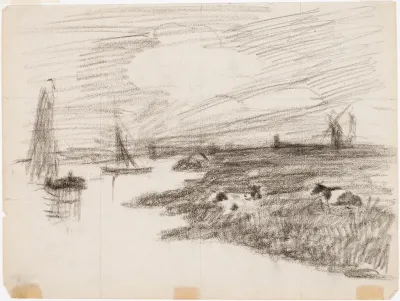 Netherlandic Waterfront Landscape