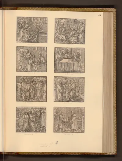 Neues Testament: Szenen aus dem Leben Christi (Buchillustration)