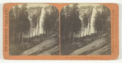 Nevada Fall, 700 Feet High, Near View, No. 1636 from the series "Yosemite Valley"