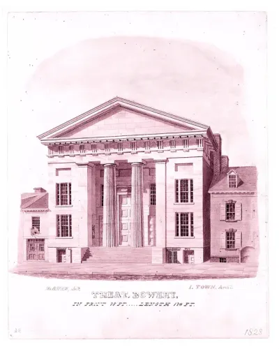 New Bowery Theatre, Elizabeth Street Facade, New York