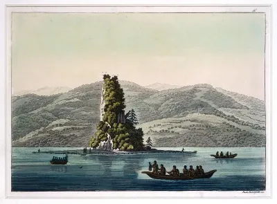 New Eddystone Rock near Ketchikan, Alaska