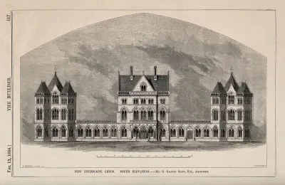 New Infirmary, Leeds, Yorkshire: panoramic view