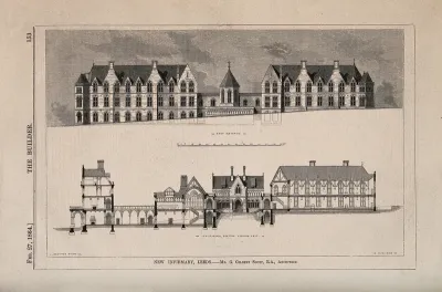 New Infirmary, Leeds, Yorkshire: with architectural designs