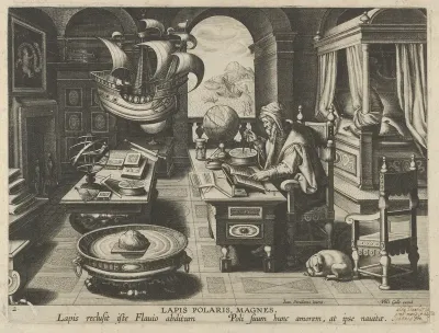 New Inventions of Modern Times [Nova Reperta], The Invention of the Compass, plate 2