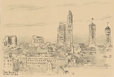 New York Sky Line, Light Buildings