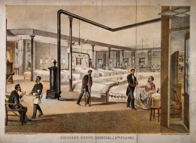New York State Soldiers' Depot, New York City: the hospital
