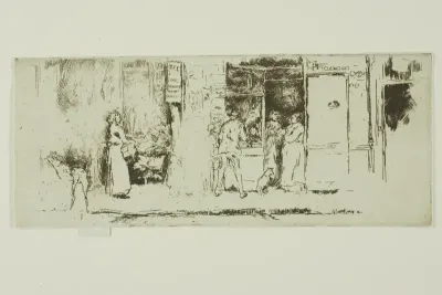 Newspaper-Stall, Rue de Seine