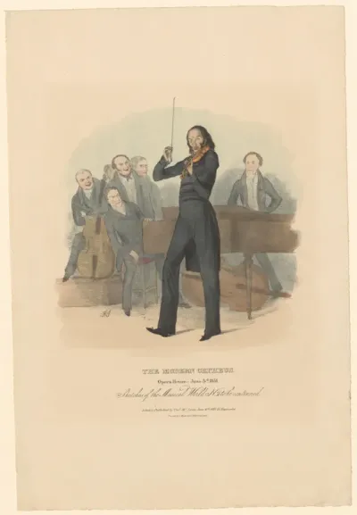 Niccolò Paganini met viool
