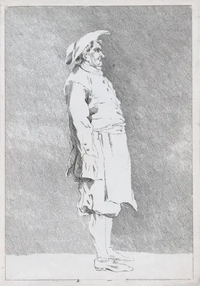 Nicola Zabaglia, pl. XVII from "Recueil de caricatures"