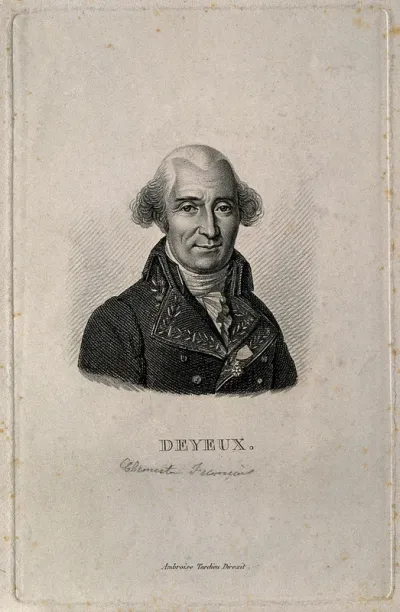 Nicolas Deyeux. Stipple engraving by A. Tardieu