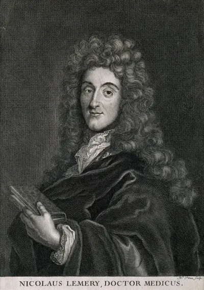 Nicolas Léméry. Line engraving by N. Pitau after L.E. Ferdinand