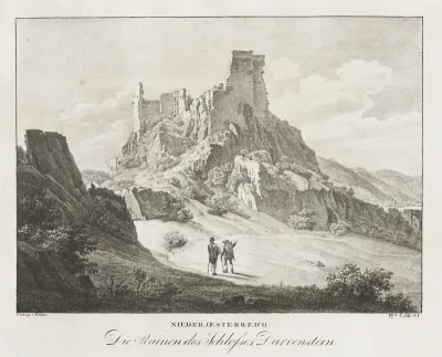Nieder-oesterreich, Die Ruinen des Schlosses