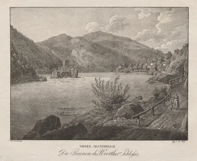 Nieder-oesterreich, Die Ruinen des Woerther Schlosses