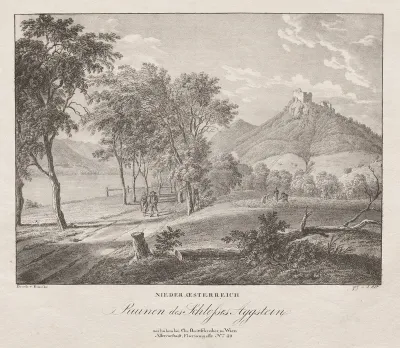 Nieder-oesterreich, Ruinen des Schlosses Aggenstein