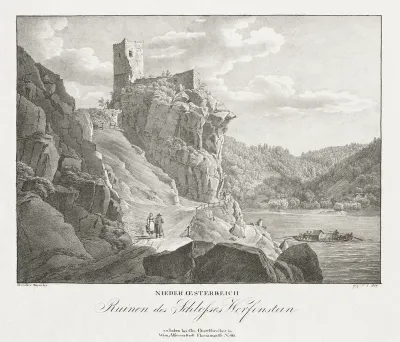 Nieder-oesterreich, Ruinen des Schlosses Werfenstein