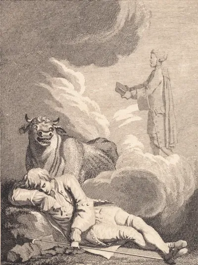 Niels Klim troer at høre degnen i Fane Kirke. I