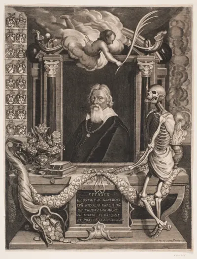 Niels Krag. Mindeblad