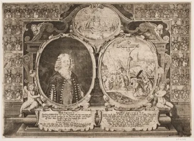 Niels Vind til Grundet og en fremstilling af Kristus på korset