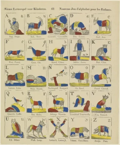 Nieuw letterspel voor kinderen / Nouveau jeu d'alphabet pour les enfants