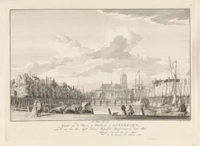 Nieuwe haven en Knolhaven te Dordrecht
