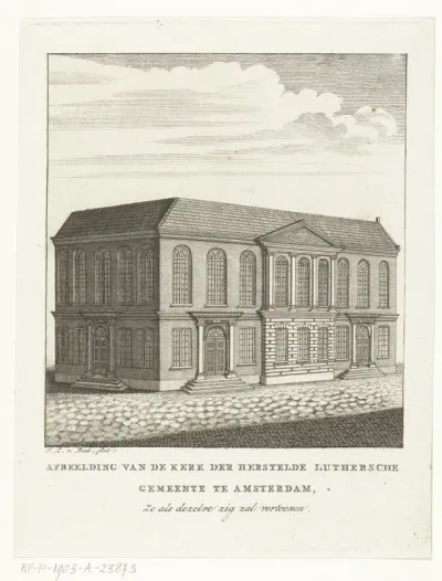 Nieuwe Lutherse kerk te Amsterdam