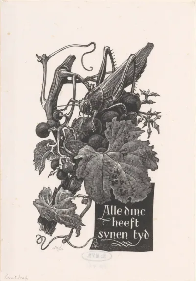 Nieuwjaarswens van G.M. van Wees