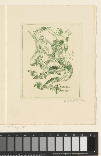 Nieuwjaarswens voor 1933 van Debora Duyvis